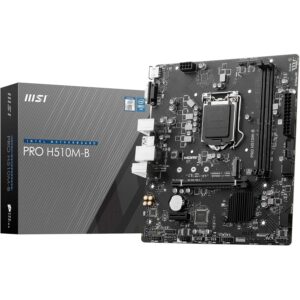 MSI PRO H510M-B Motherboard, Micro-ATX - Supports Intel Core 10th Gen Processors